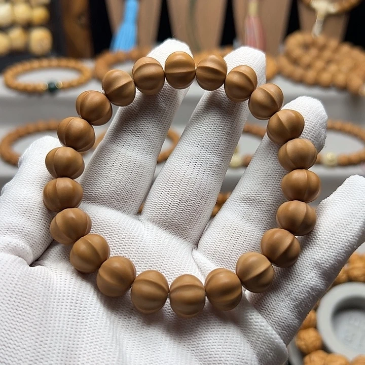 手串猴头核桃12➕哑光四花鲨鱼