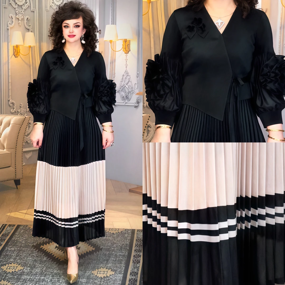 娜孜妮大码辣妈时尚女装 | garmon花花连衣裙