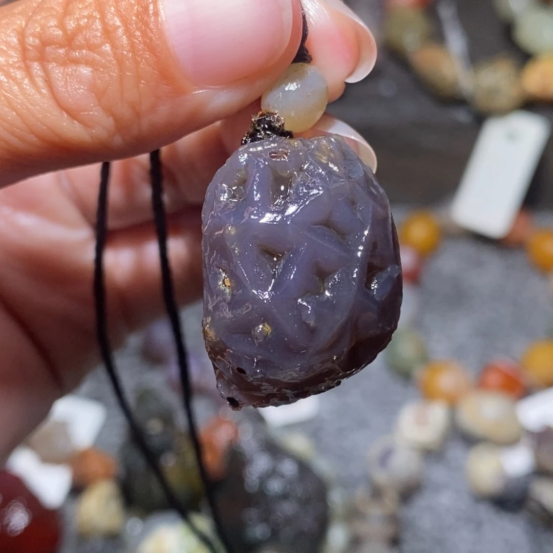 未镶嵌玛瑙/玉髓珠宝半成品