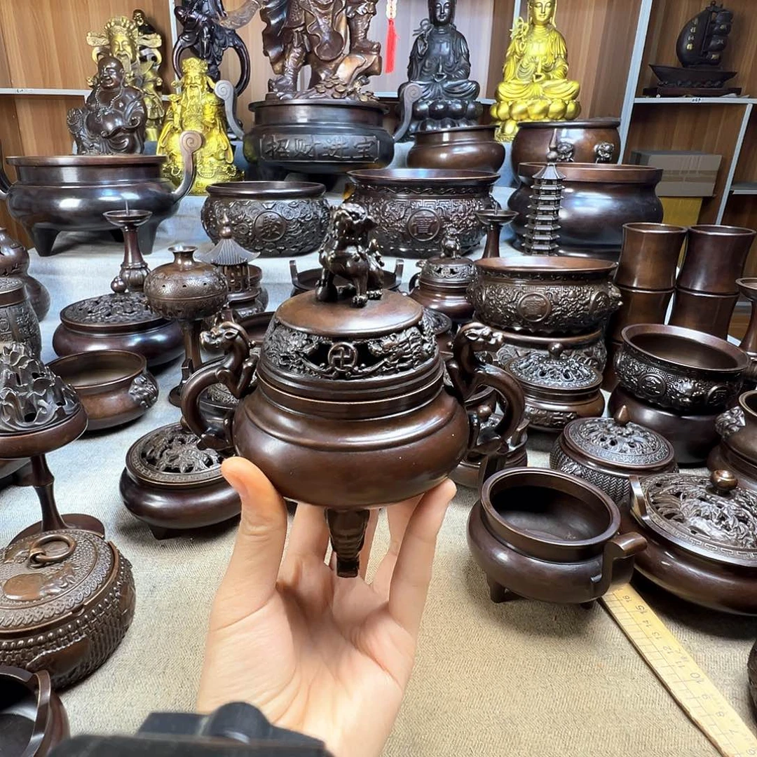 香炉铜香炉铜工艺品