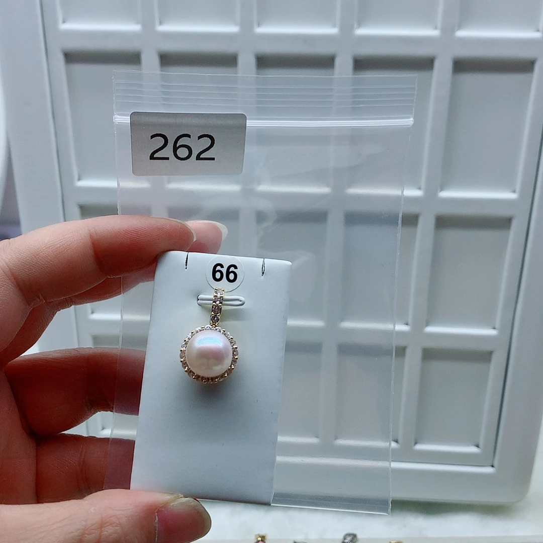 合金淡水珍珠吊坠(不含链)