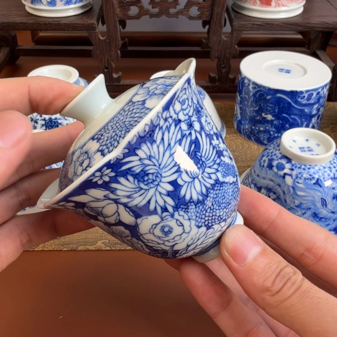 瓷片景德镇瓷器手工手绘