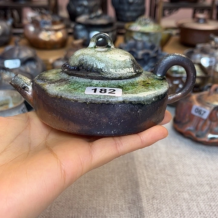 裸柴烧陶瓷手工茶器