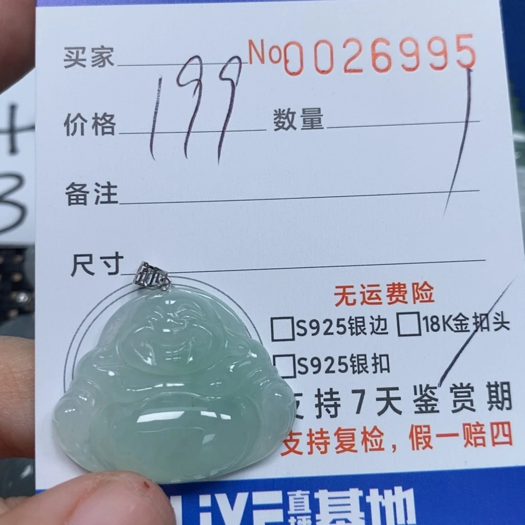 翡翠颈饰未镶嵌天然缅甸翡翠