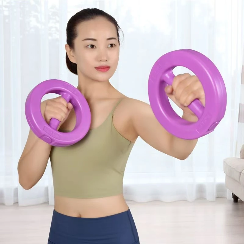 环形哑铃女士家用健身器材瘦臂燃脂瑜伽锻炼适用
