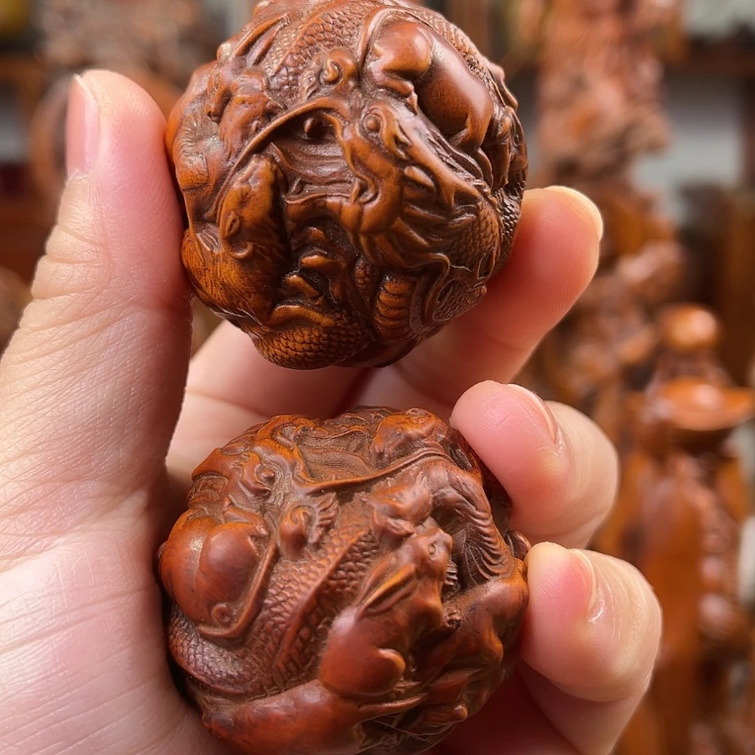 木黄杨木雕刻4.5厘米