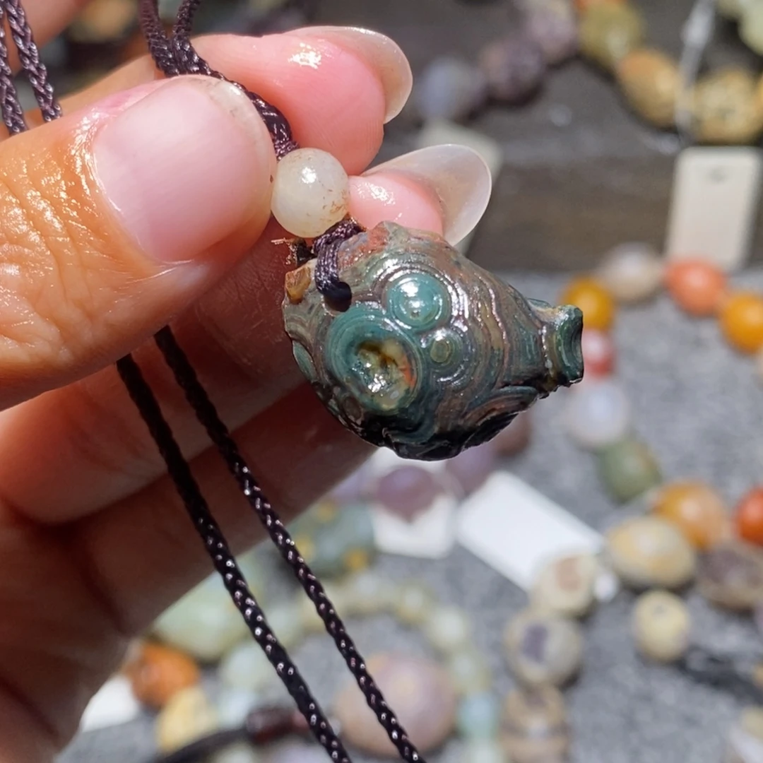 未镶嵌玛瑙/玉髓珠宝半成品