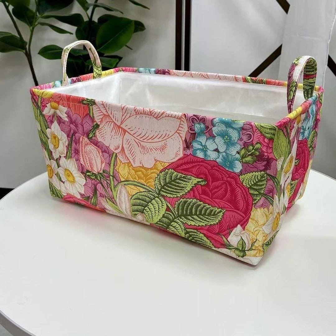 杂物收纳袋折叠收纳筐三层加厚裤子收纳盒学生笔收纳袋橱柜收纳筐