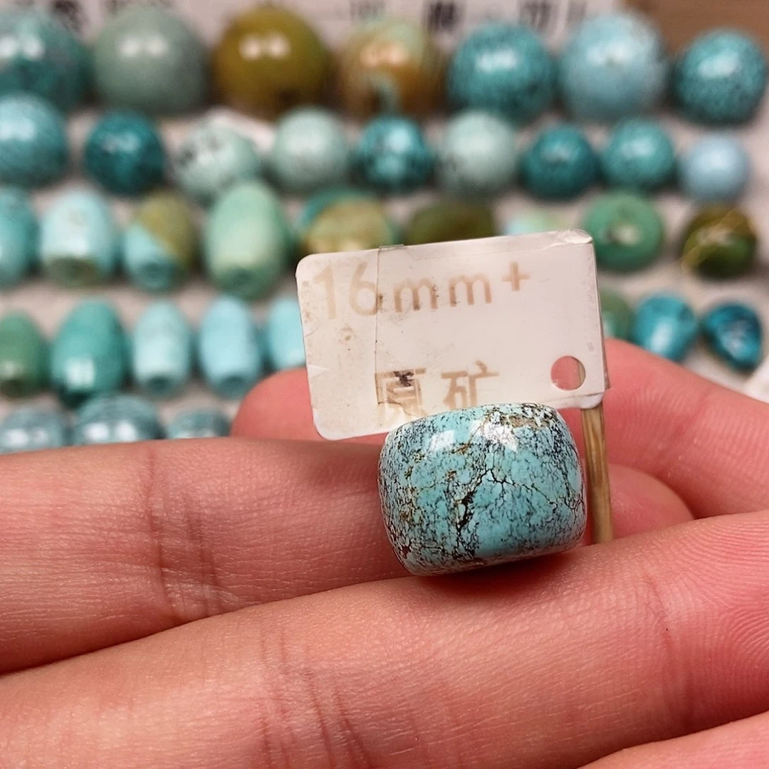 未镶嵌绿松石珠宝半成品