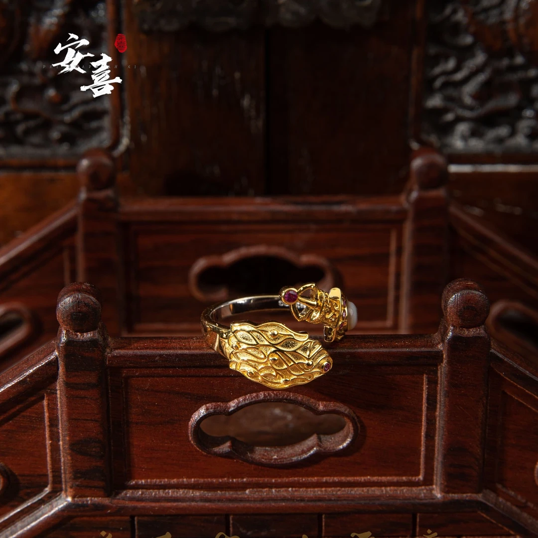 925银银制品 【般若·万象】智慧剑开口戒/FPX17133