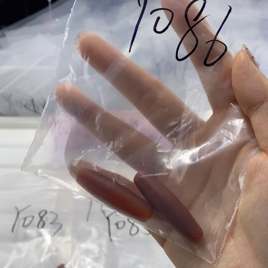 老***豆玛瑙/玉髓合金珠宝半成品