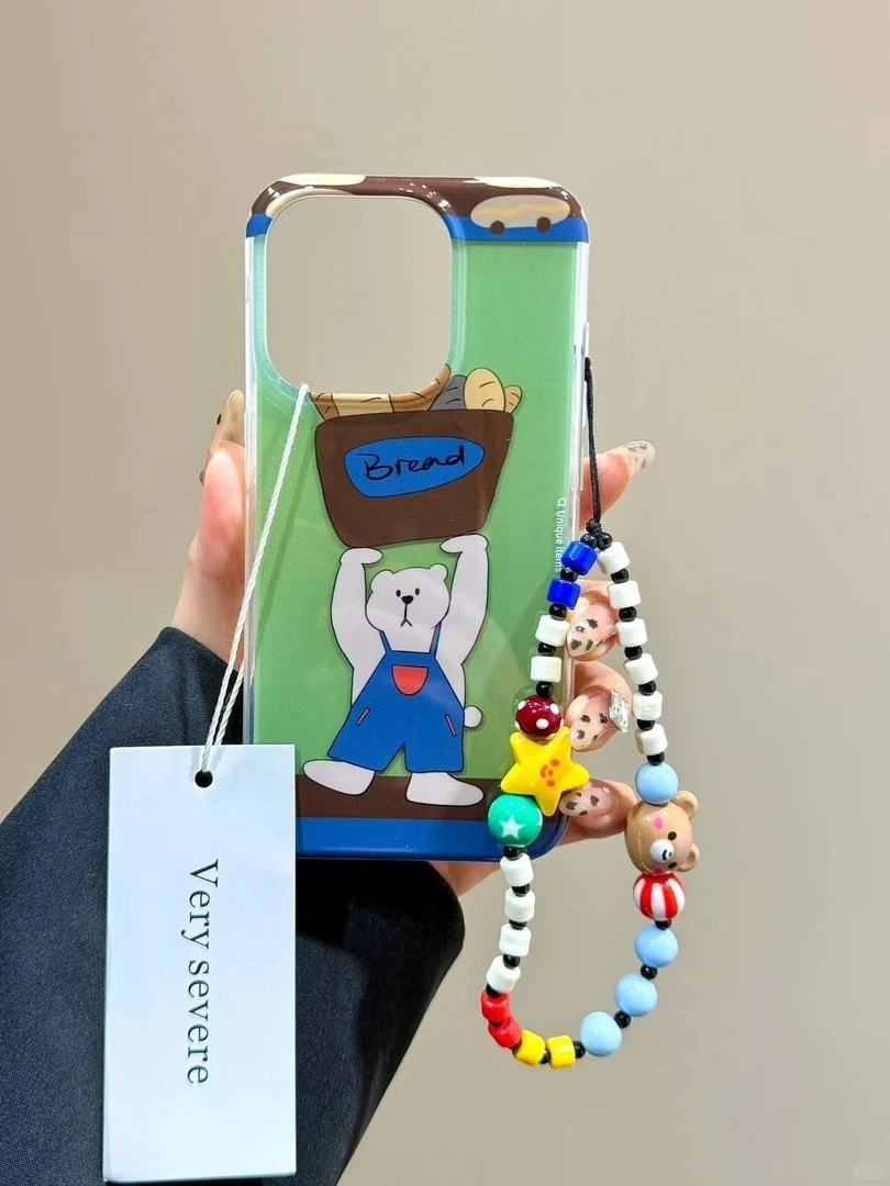 背带裤熊适用苹果16/15手机壳iphone13pro12女14小米oppo华为vivo