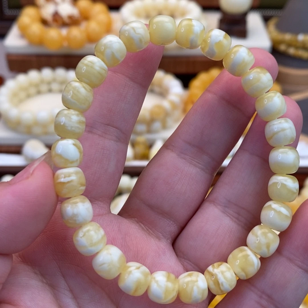 【闪购商品】未镶嵌蜜蜡裸石8➕