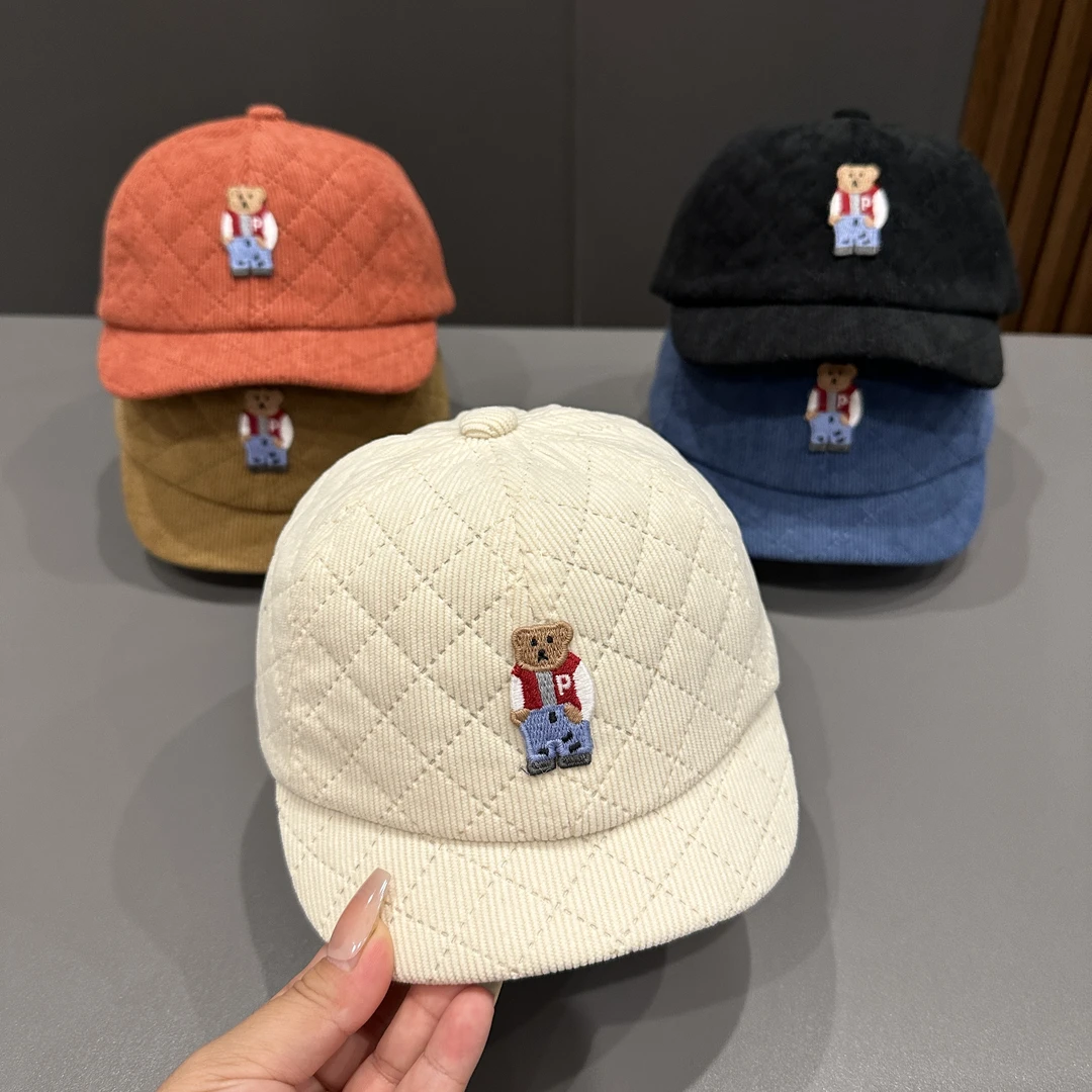 宝宝帽子秋冬款儿童百搭棒球帽男女童冬季防风保暖鸭舌帽婴儿帽子