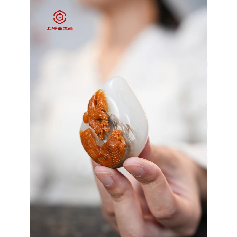 和田玉大展宏图54.6/40/22.5mm