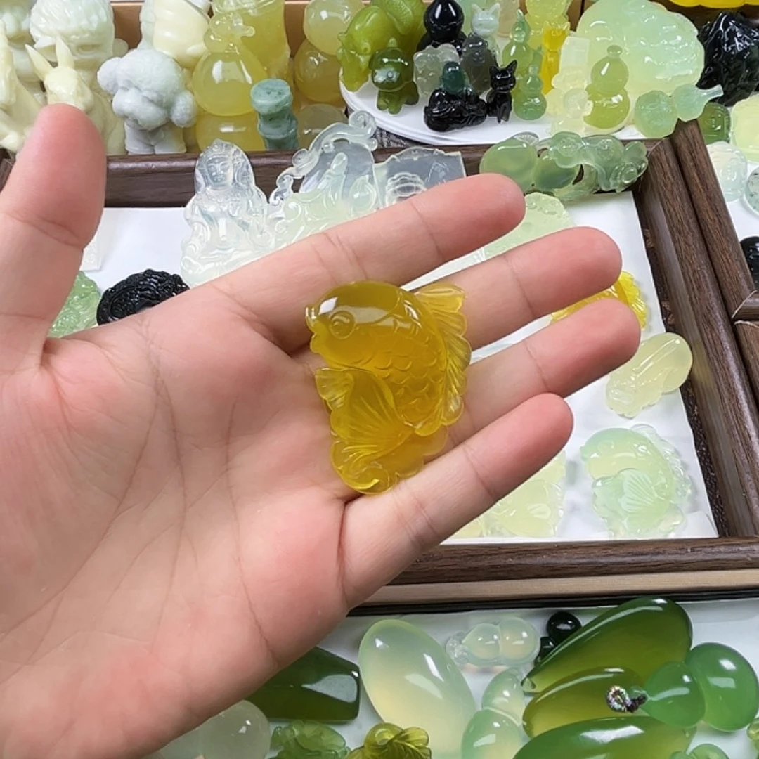 未镶嵌岫玉吊坠(不含链)用****5