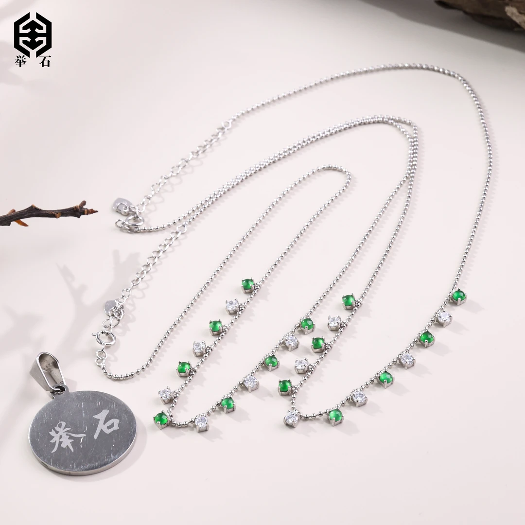 【举石精选】X06-1822-328翡翠项链（一件/多样性发）M