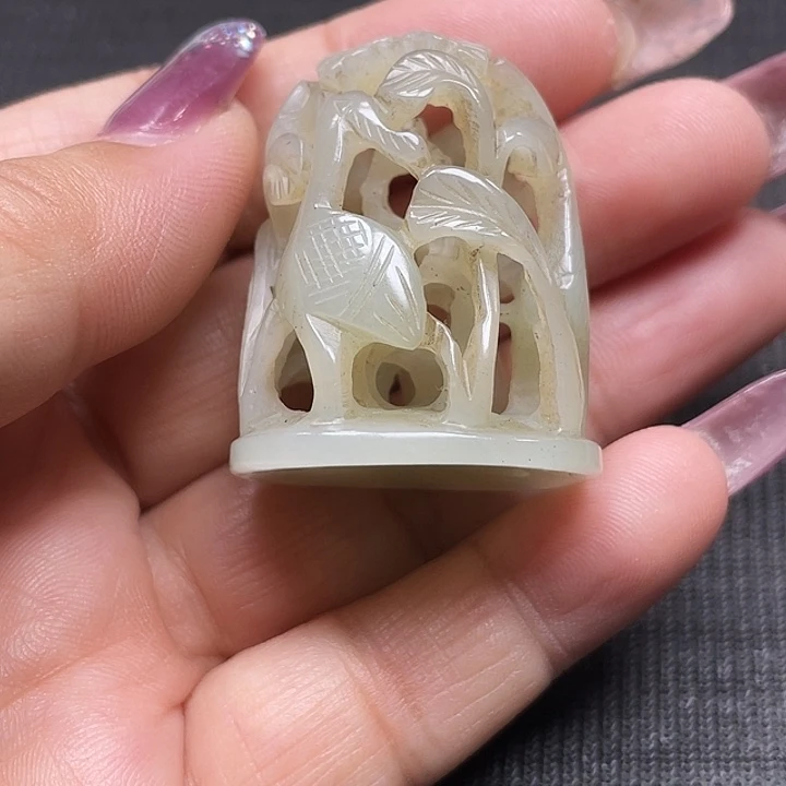一***者和田玉未镶嵌摆件