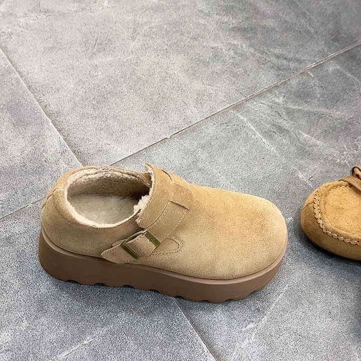 单鞋4516-50067栗色38加绒