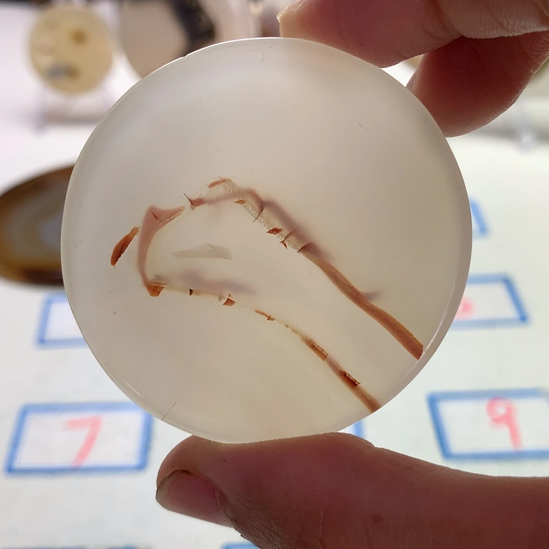 未镶嵌玛瑙/玉髓珠宝半成品