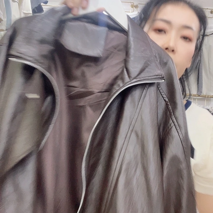 孤品机车皮衣外套