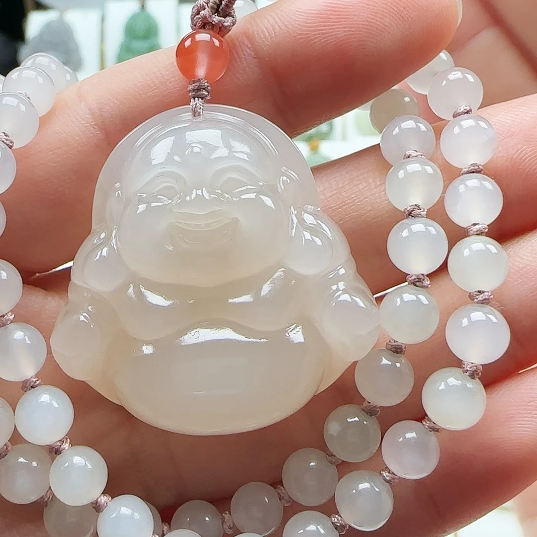 和田玉颈饰未镶嵌