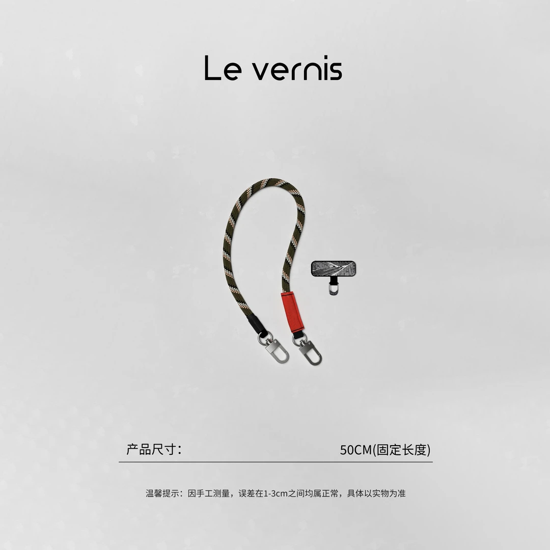 【工厂直销】潮牌8mm绳索腕带手机挂绳包包挂绳短绳（增送垫片）