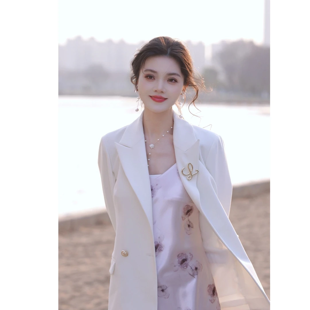 简&搭【千屿Sheila】琉璃花朵吊带连衣裙251-LYQ/0312-5500310