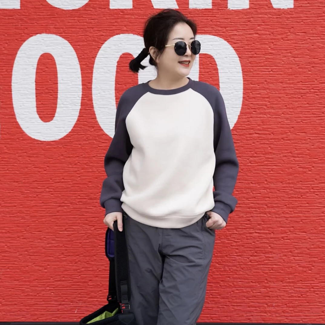 25279126【燕子优选】菲玛秀福利圆领长袖卫衣不支持七天无理由退换