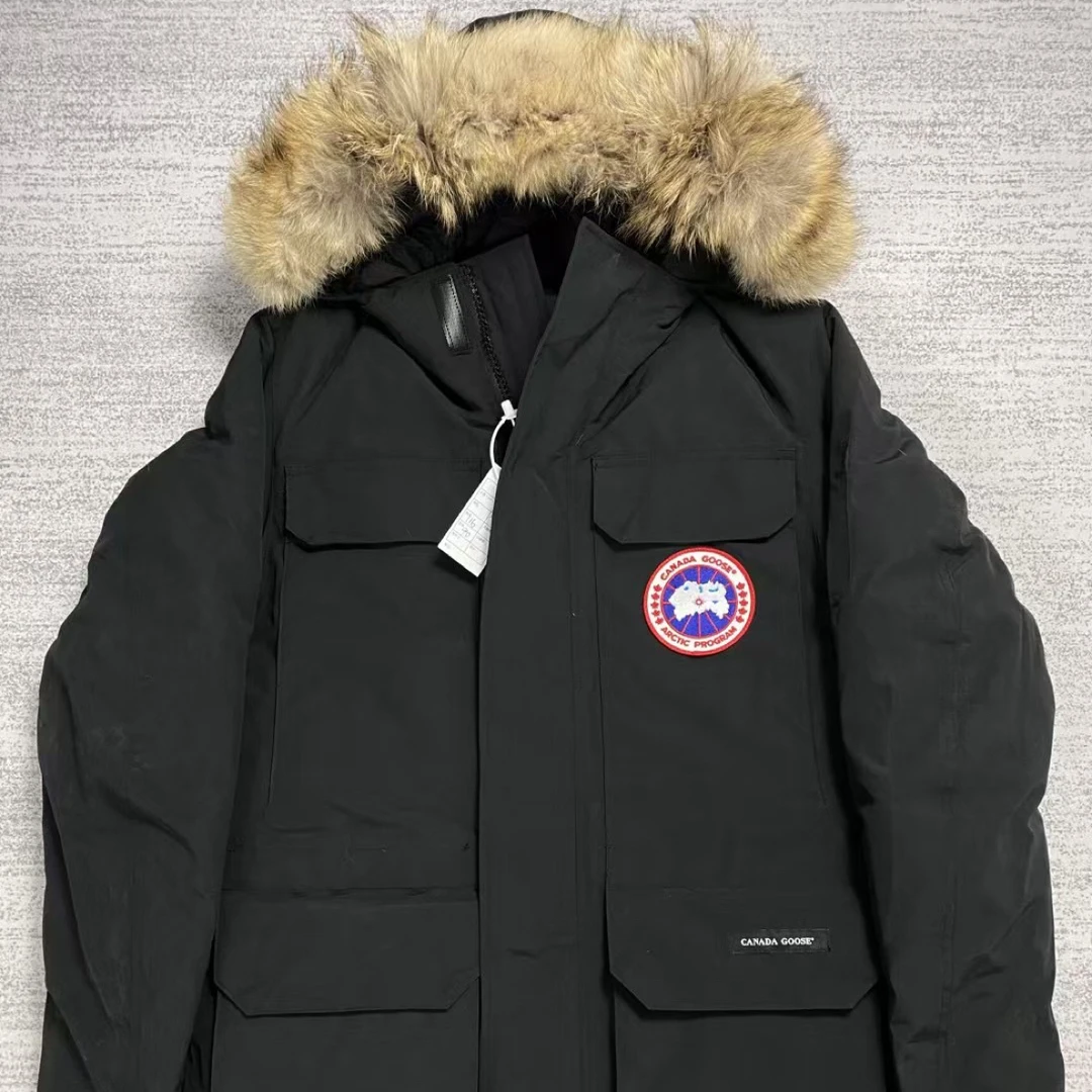 99新 CANADA GOOSE 加拿大鹅 黑色远征expedition羽绒服M