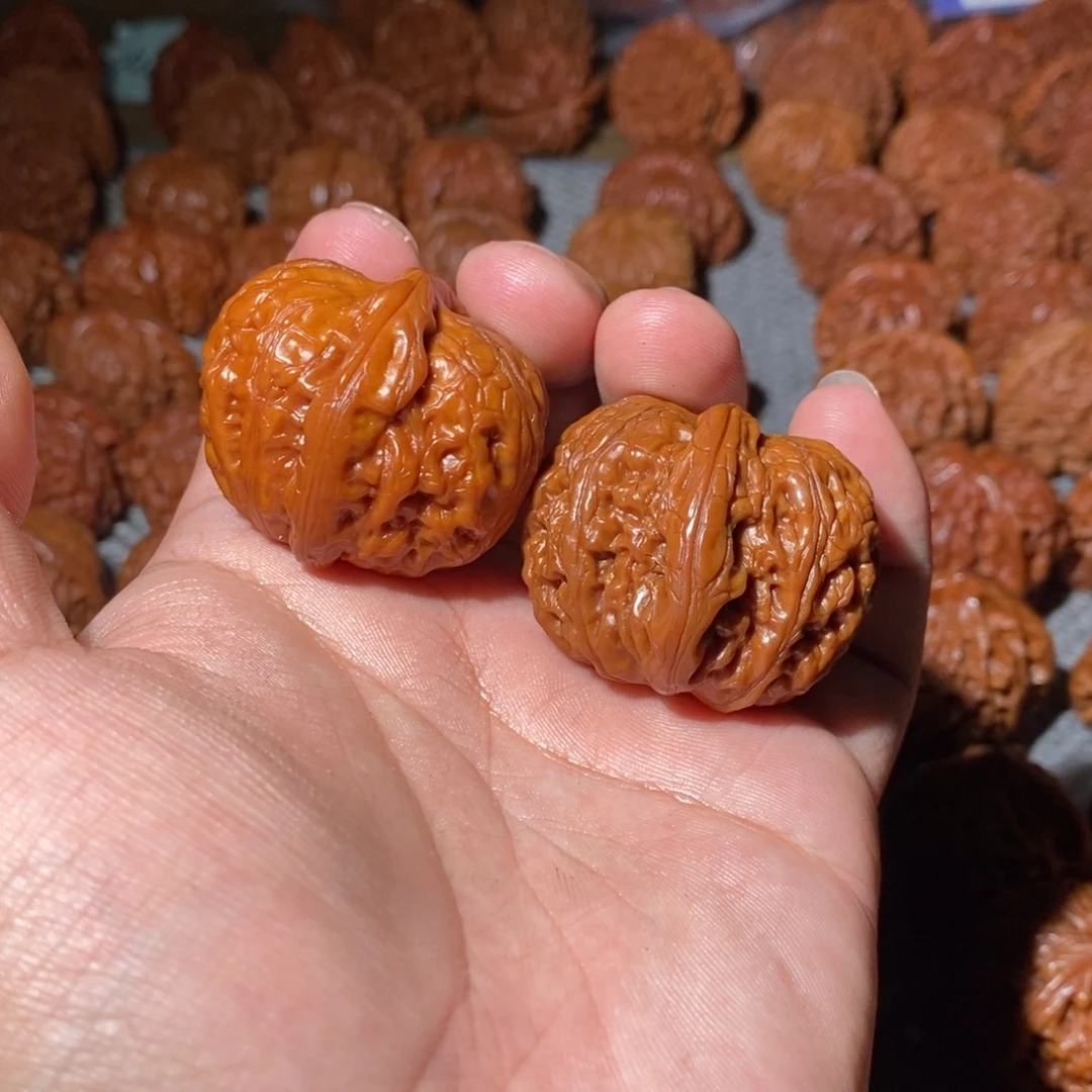 于***水文玩核桃把件元宝