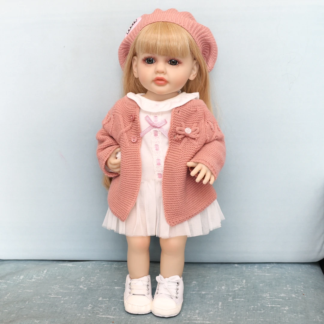 KEIUMI"蓓蕾帽身高55cm，体重1.2kg全搪胶可水洗仿真娃娃