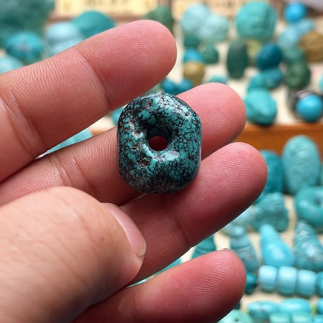 绿松石松石银S925镶嵌