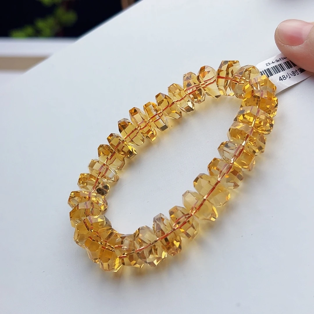 未镶嵌手链水晶黄水晶56.3