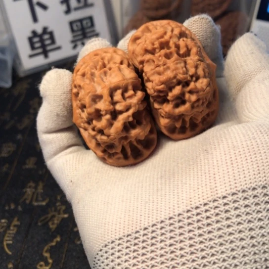 把件文玩核桃官帽53mm
