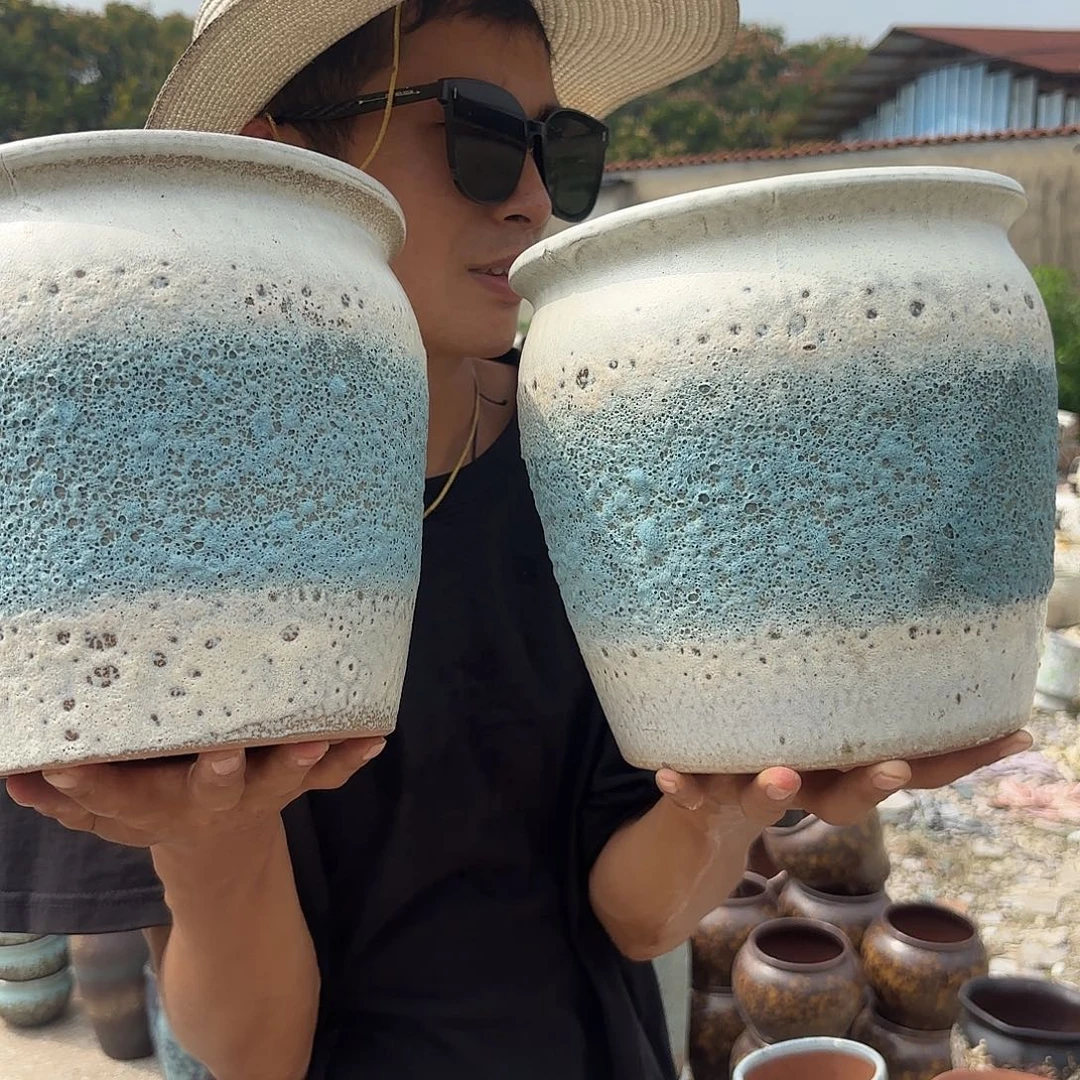 蓝泡泡两个口径20高度21