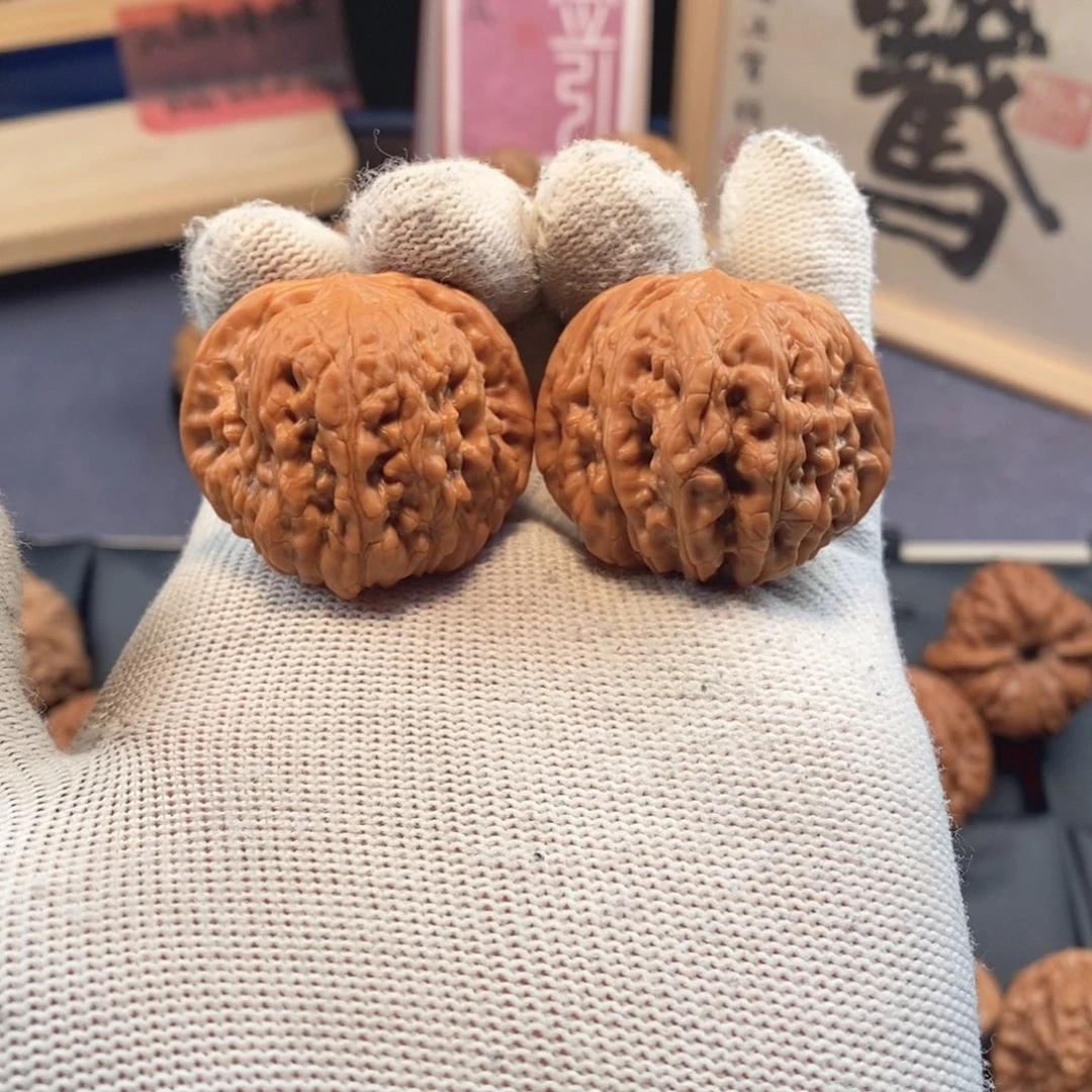 把件文玩核桃福利款38尺平谷凹底