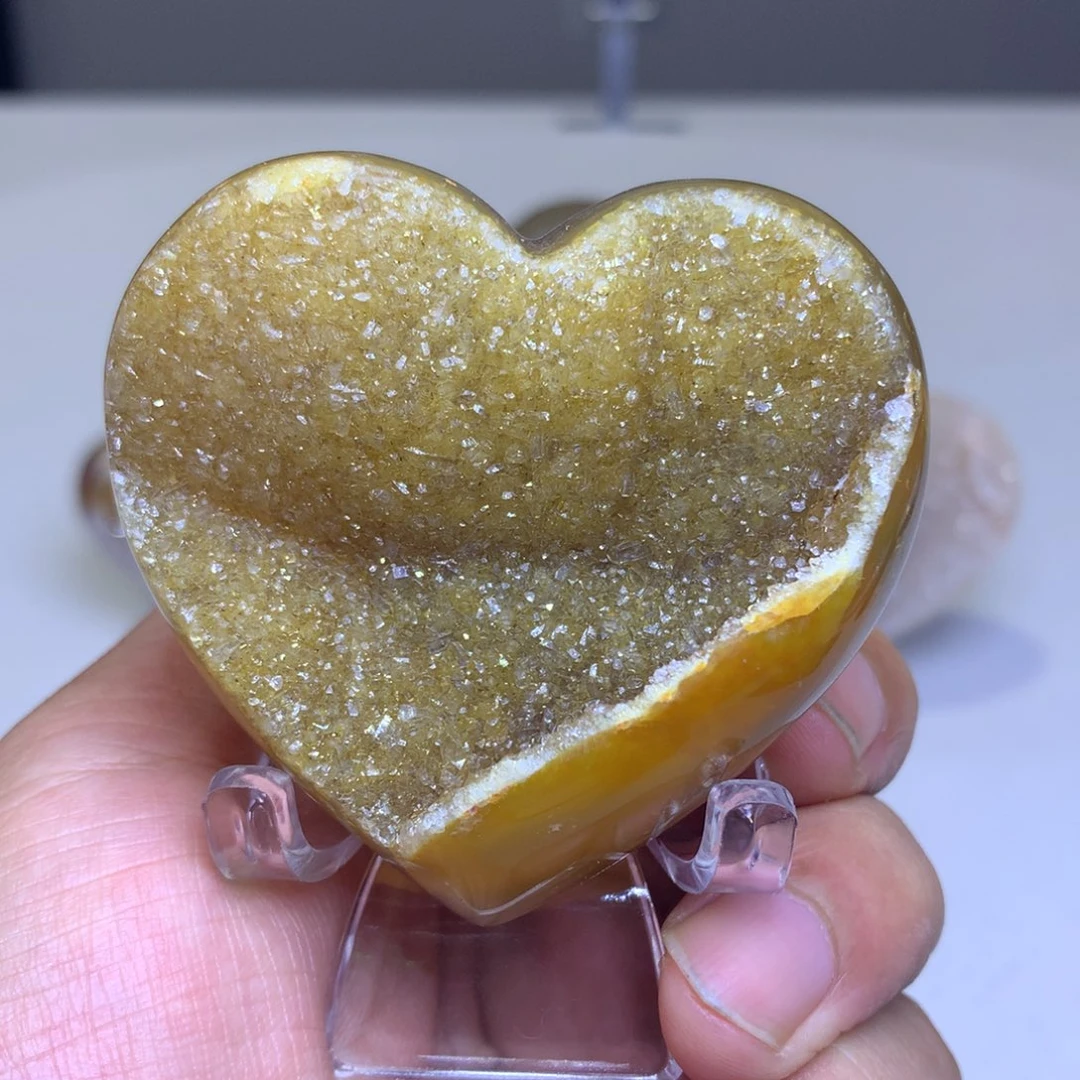 未镶嵌珠宝半成品紫晶木**桔54