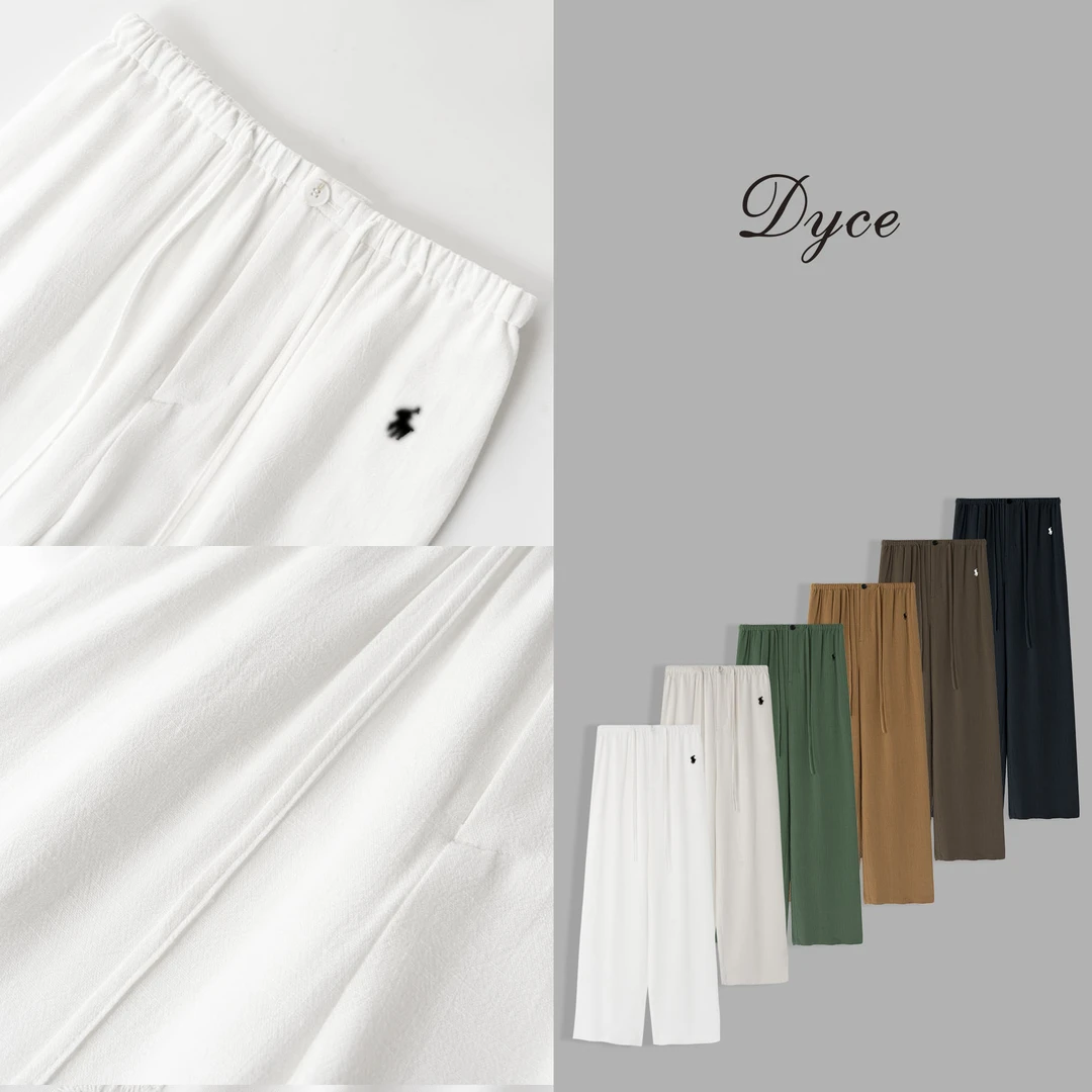 DYCE  老钱风气质宽松抽绳休闲阔腿裤