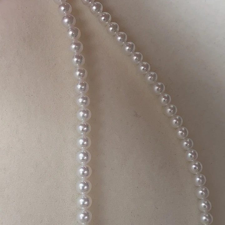 淡水珍珠银S925镶嵌颈饰