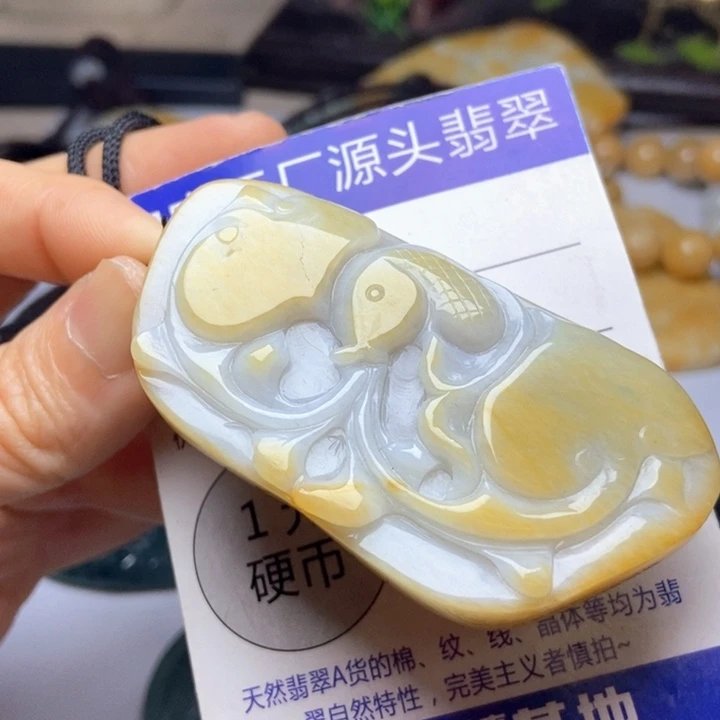 翡翠颈饰未镶嵌翡翠