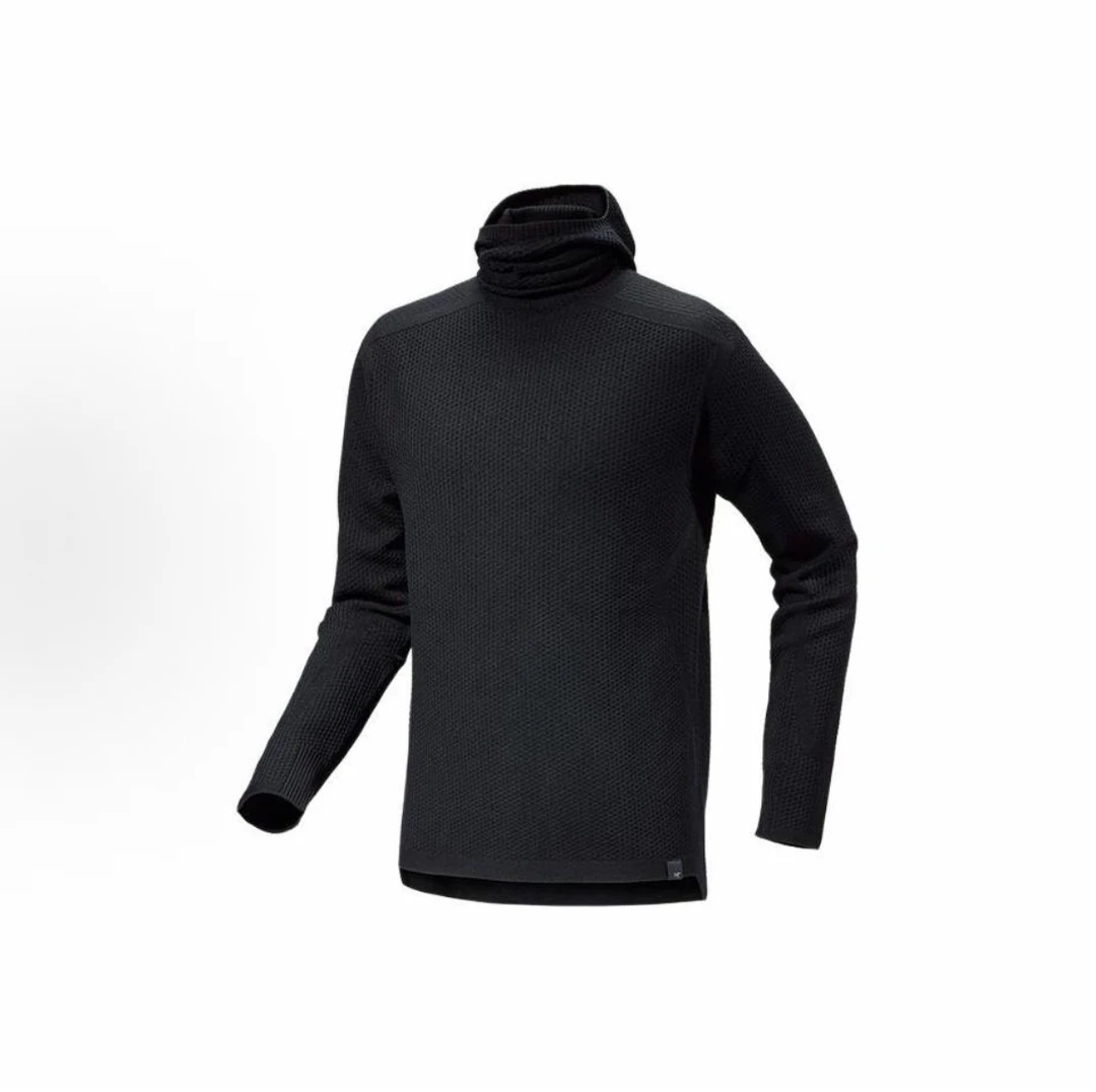 ARC'TERYX/始祖鸟Hallam舒适保暖超弹美利奴羊毛连帽卫衣