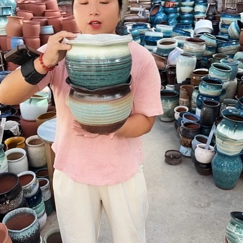 口20高16两个盆子。