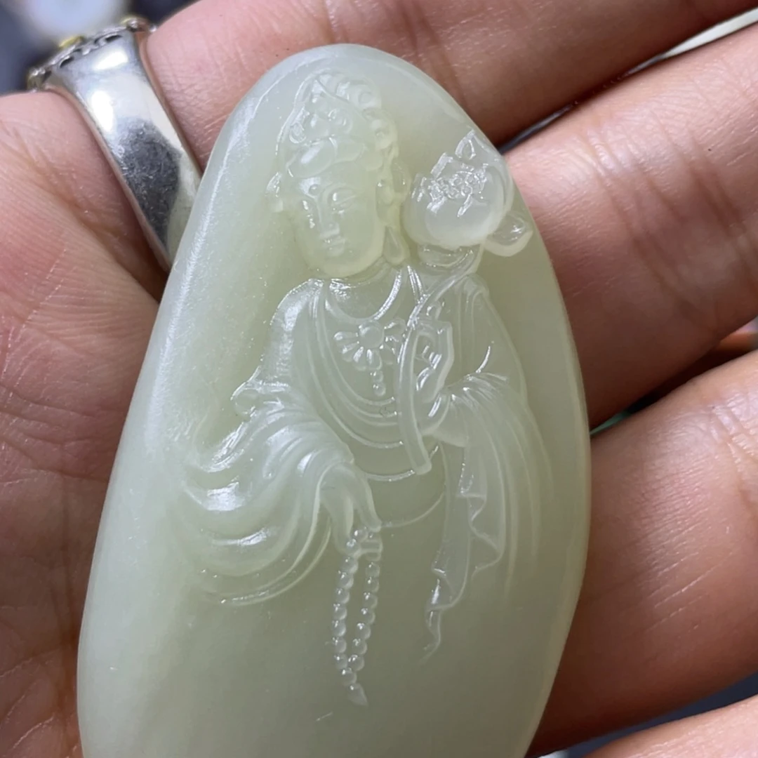 吊坠(不含链)未镶嵌和田玉