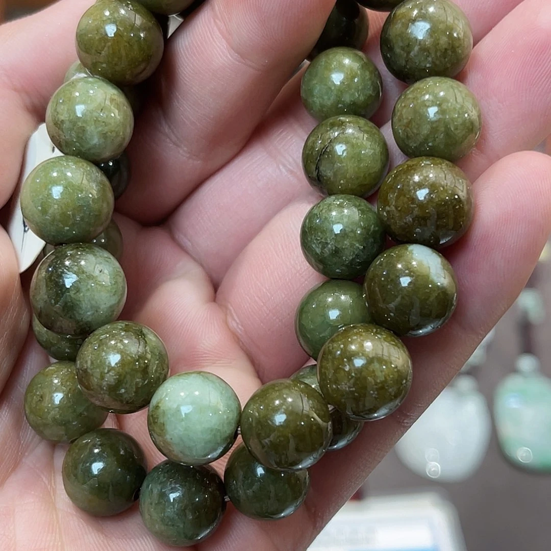 和田玉（碧玉）未镶嵌颈饰福利手链只限两条