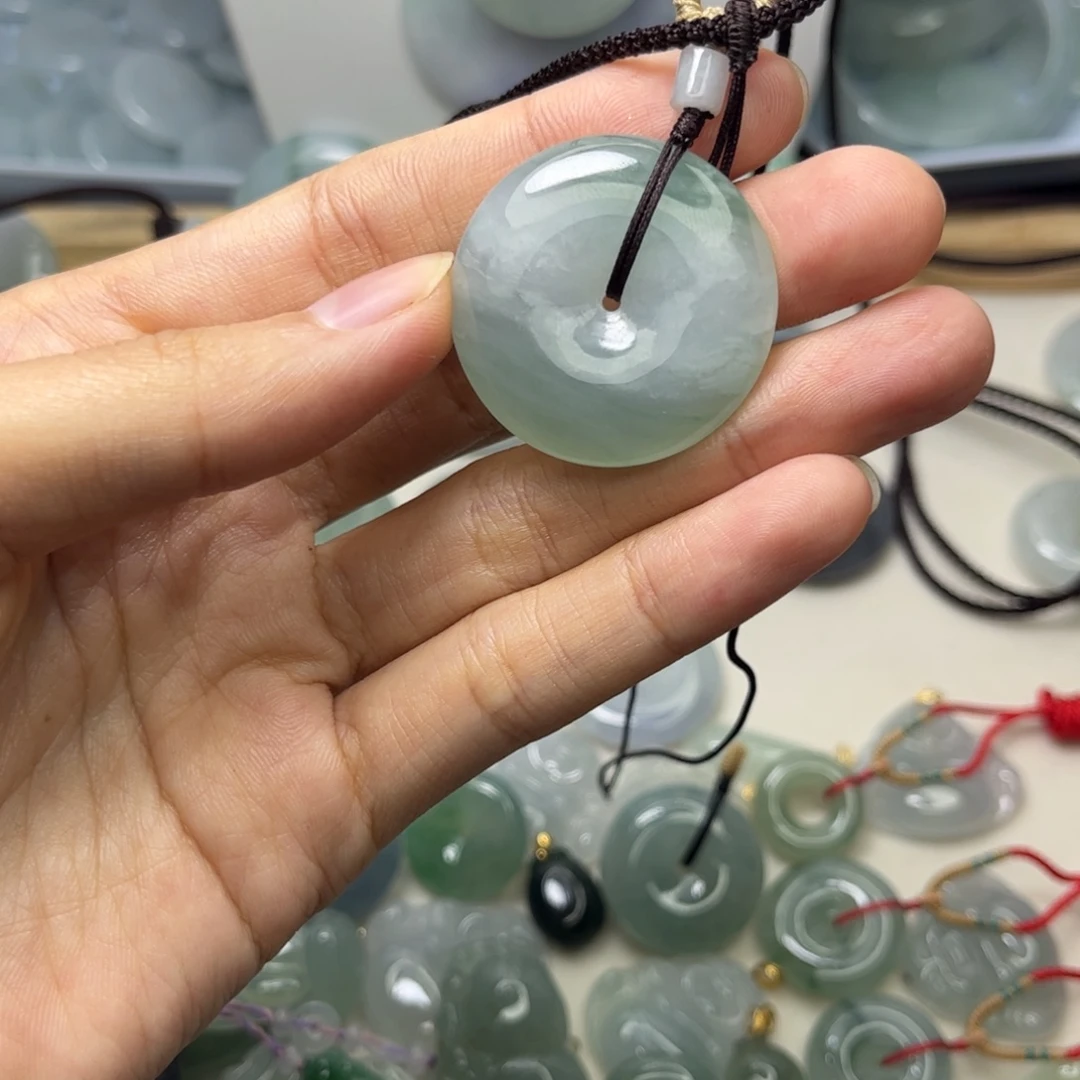 @***醒翡翠未镶嵌颈饰天然翡翠Ａ货