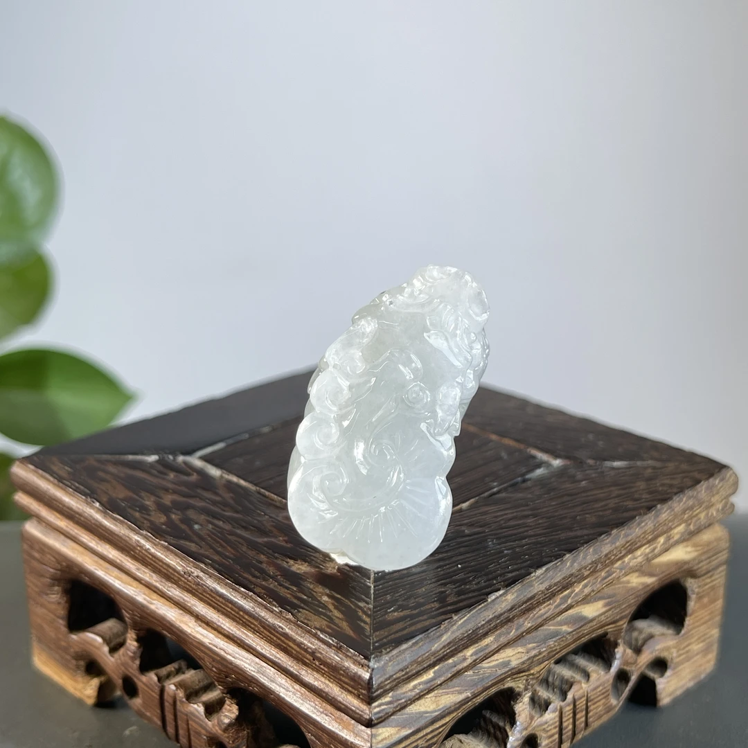 JTB24-54  天然缅甸A货翡翠  貔貅