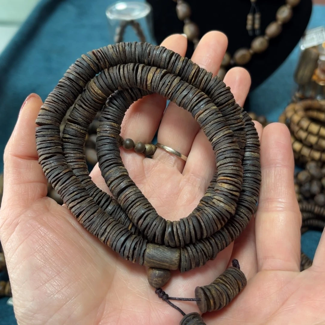 沉香手串张勺子沉水卡1.0-47克多样性发货一条