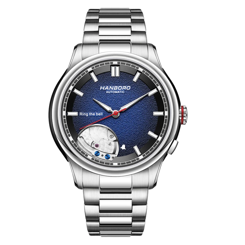 HANBORO衡宝罗整点报时系列时尚轻奢男士手表全自动机械防水腕表