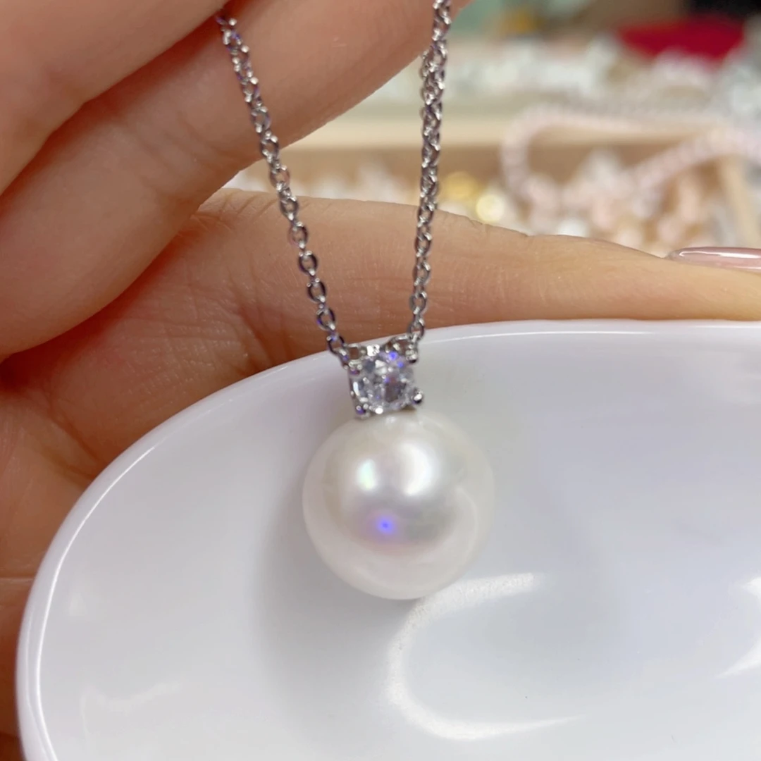 淡水珍珠未镶嵌吊坠(赠链)